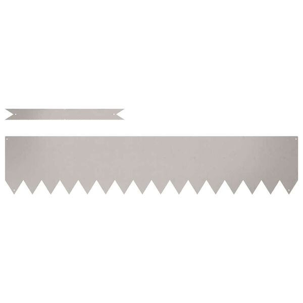 vidaXL Pl&aelig;nekant 30 pcs Brun 100 x 0.05 x 20 cm Cortenst&aring;l