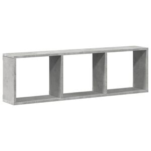vidaXL v&aelig;gskab 100x16x30 cm konstrueret tr&aelig; betongr&aring;