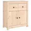 vidaXL sk&aelig;nk 70x35x80 cm massivt fyrretr&aelig;