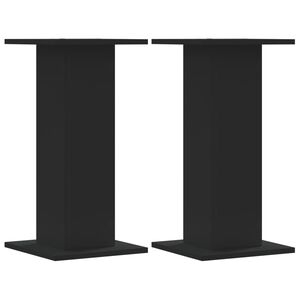 vidaXL h&oslash;jtalerstativer 2 stk. 30x30x60 cm konstrueret tr&aelig; sort