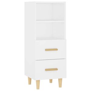 vidaXL sk&aelig;nk 34,5x34x90 cm konstrueret tr&aelig; hvid