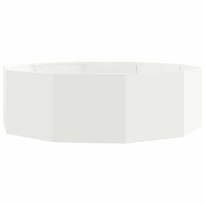 vidaXL Plantekasse Hvid 120 x 120 x 35 cm St&aring;l