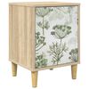 vidaXL Natskab GOTHA Sonoma-eg 36 x 33 x 50 cm Konstrueret tr&aelig;