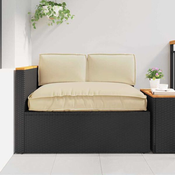 vidaXL Pudes&aelig;t 3 pcs Beige Oxford stof