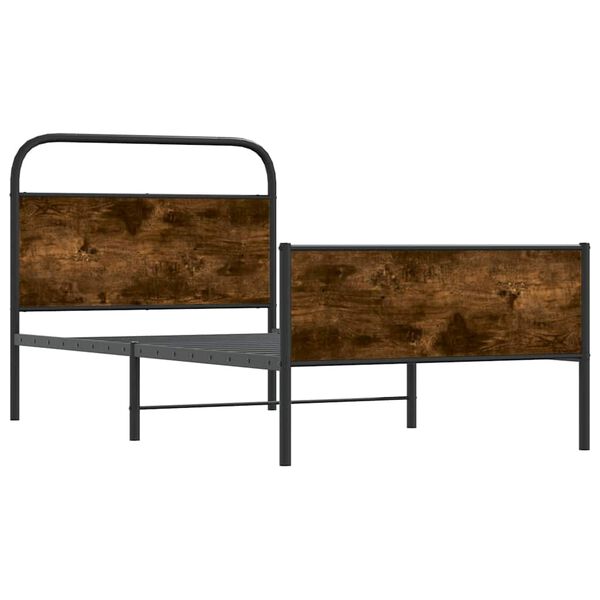 vidaXL sengeramme 100x190 cm uden madras konstrueret træ sonoma-eg