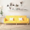 vidaXL 2-personers sovesofa stof gul