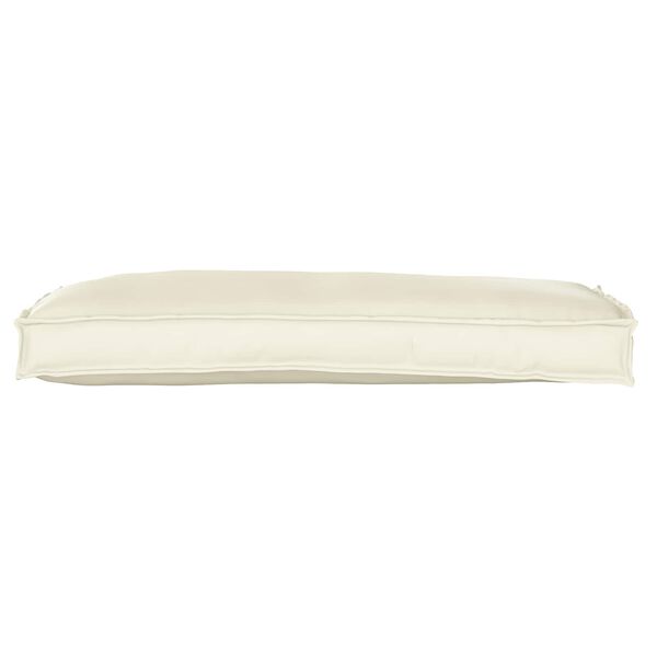 vidaXL Palle Pudes&aelig;t 2 pcs Creme 100 x 40 x 8 cm Oxford Stof