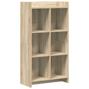 vidaXL Bogreol Sonoma-eg 59 x 30 x 111 cm Konstrueret tr&aelig;
