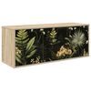 vidaXL V&aelig;gh&aelig;ngt TV Skab RHENEN 102 x 33 x 40 cm Sonoma-eg