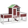vidaXL kaninbur 170x63x113 cm massivt fyrretr&aelig; mokkafarvet