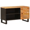vidaXL TV-skab Brun 80 x 33 x 46 cm Massivt mangotr&aelig;