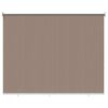 vidaXL Udend&oslash;rs rullesk&aelig;rm 90% UV blok Gr&aring;brun 140 x 230 cm HDPE