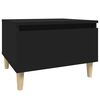 vidaXL sidebord 50x46x35 cm konstrueret tr&aelig; sort