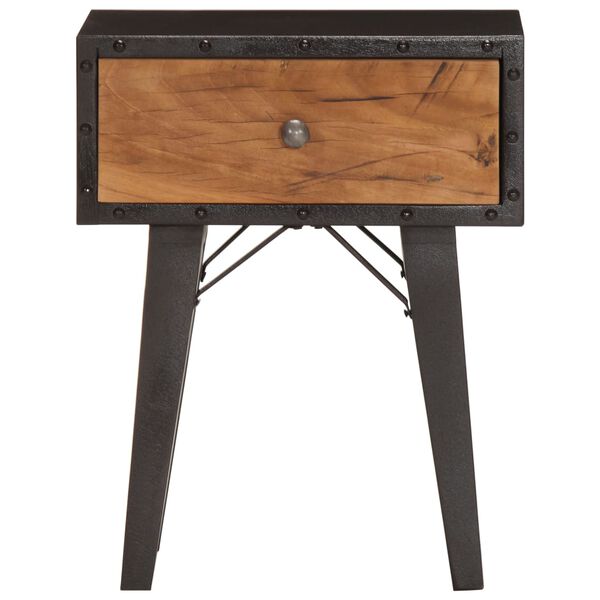 vidaXL sengeskab 40x30x50 cm massivt genbrugstr&aelig;