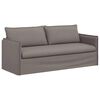 vidaXL Sofa 2 pcs Gr&aring;brun 196 x 82 x 85 cm Stof