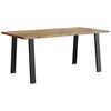 vidaXL spisebord 150x90x75 cm massivt akacietr&aelig;