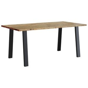 vidaXL spisebord 150x90x75 cm massivt akacietr&aelig;