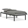 vidaXL sengeramme 80x200 cm metal sort