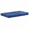 vidaXL hynde til pallesofa 120x80x10 cm bomuld lysebl&aring;