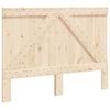 vidaXL sengegavl 140x104 cm massivt fyrretr&aelig;