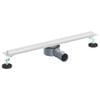 vidaXL 360&deg; Bruserafl&oslash;b med slank model S&oslash;lv 60 cm Rustfrit St&aring;l 304