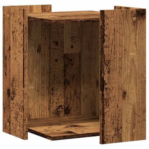 vidaXL toiletskjuler kattebakke 42x42x51 cm konstrueret tr&aelig; antikt tr&aelig;