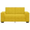 vidaXL 2-personers sofa 160x78x84 cm fl&oslash;jl gul