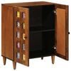 vidaXL Sideboard Valn&oslash;d 60 x 33,5 x 75 cm Massivt mangotr&aelig;