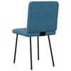 vidaXL spisebordsstole 6 stk. velour bl&aring;