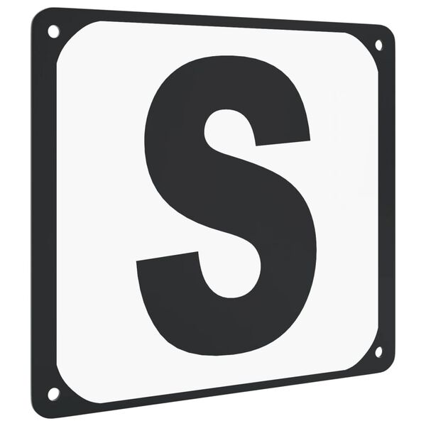 vidaXL dressurbogstaver 12 stk. st&aring;l