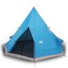 vidaXL 4-personers campingtelt vandt&aelig;t bl&aring;