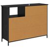 vidaXL Sideboard Sort eg 100 x 33 x 75 cm Konstrueret tr&aelig;