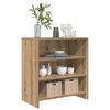 vidaXL Sideboard Brun 70 x 41 x 75 cm Konstrueret træ