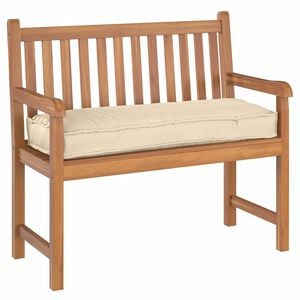 vidaXL Pude Beige 110 x 40 x 8 cm Oxford stof