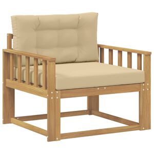 vidaXL Udend&oslash;rs Mellem Sofa Polyester Hvid