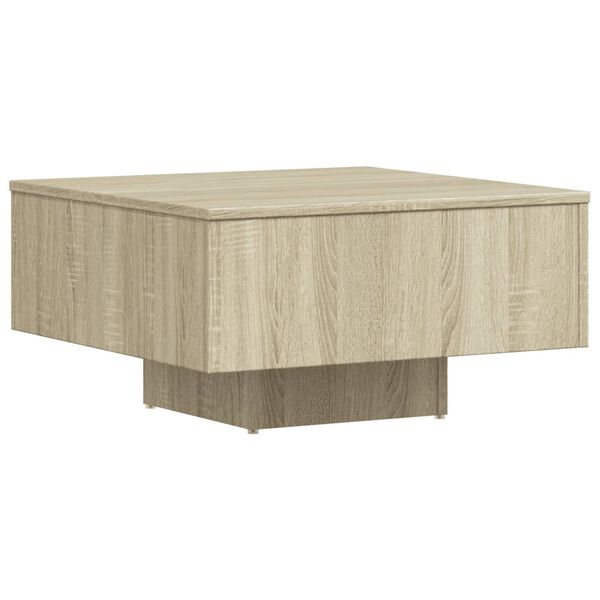 vidaXL sofabord 60x60x31,5 cm konstrueret træ sonoma-eg