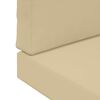 vidaXL Udend&oslash;rs Sofa Pude 2 pcs Beige Polyester