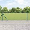 vidaXL Hegnsp&aelig;l Gr&oslash;n 10 x 0,4 m (25 x 25 mm net) St&aring;l og PVC