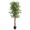 vidaXL kunstigt citrontr&aelig; med 3 stammer 180 cm PP gr&oslash;n