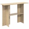 vidaXL Konsolbord Sonoma-eg 100 x 30 x 75 cm Konstrueret tr&aelig;