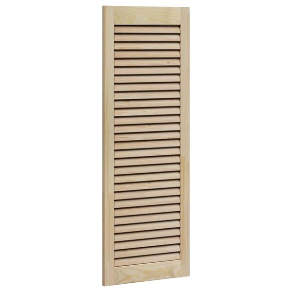 vidaXL Skabsd&oslash;r 2 pcs Naturfarvet 110 x 2,1 x 39,5 cm Massiv fyrretr&aelig;