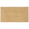 vidaXL Område tæppe Beige 80 x 200 cm Jute