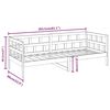 vidaXL daybed 80x200 cm massivt fyrretr&aelig;