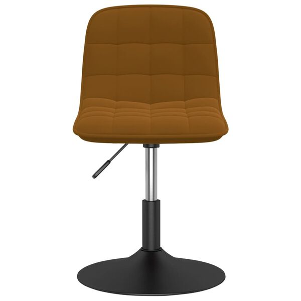 vidaXL barstol fløjl brun