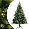 vidaXL Kunstig Hengende Juletr&aelig; 300 LEDs Gr&oslash;n 240 cm PVC og PE