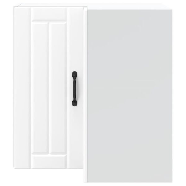 vidaXL k&oslash;kken v&aelig;g hj&oslash;rneskab Lucca konstrueret tr&aelig; hvid