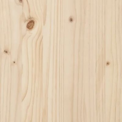 vidaXL daybed med udtræk 2x(100x200) cm massivt fyrretræ