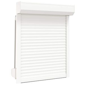vidaXL Rullegardin Hvid 70 x 100 cm Aluminium og Polyurethan