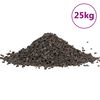 vidaXL basaltgrus 25 kg 5-8 mm sort