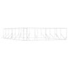 vidaXL udend&oslash;rs hundeg&aring;rd 8x12x2 m galvaniseret st&aring;l s&oslash;lvfarvet
